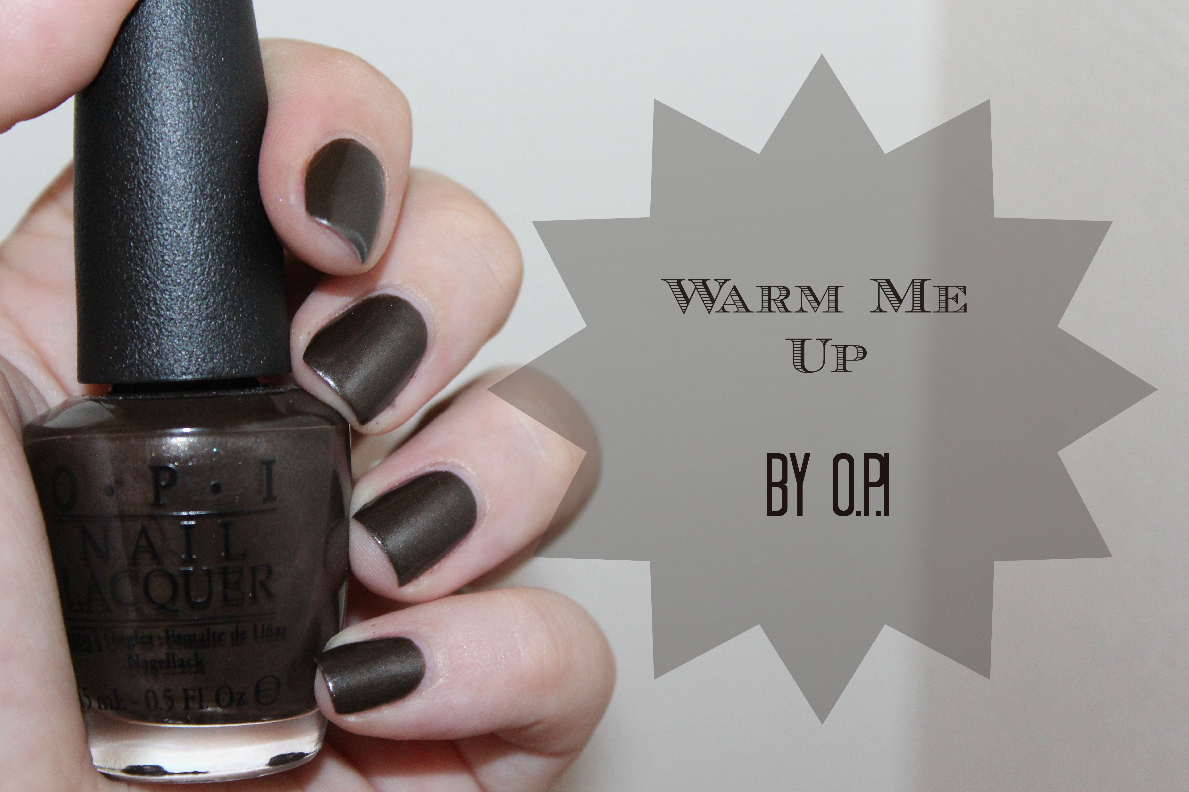 On my nails : Warm Me Up d’O.P.I